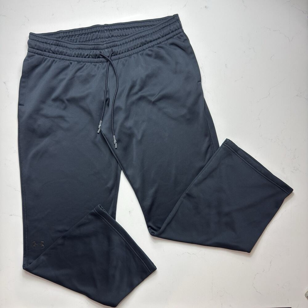 Under Armour Black Pants Wide Leg Sweatpants Women’s XL Pockets Loose All Season